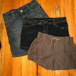Bundle of girls shorts